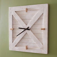 Barn Wood Wall Clock