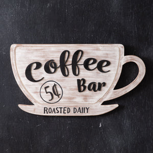 Coffee Bar Wall Sign