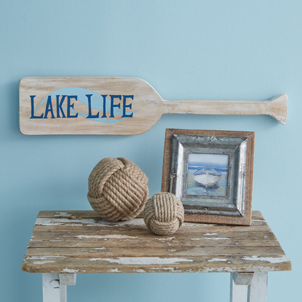 Lake Life Oar Wall Decor