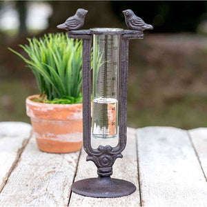 Two Birds Tabletop Rain Gauge - D&J Farmhouse Collections