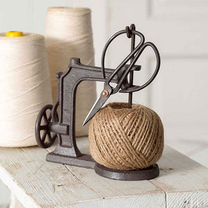 Sewing Machine Twine Holder with Scissors - D&J Farmhouse Collections