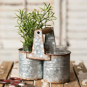 Can Caddy with Two Jars - D&J Farmhouse Collections