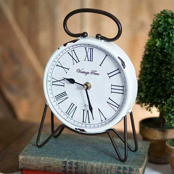 Vintage Time Tabletop Clock - D&J Farmhouse Collections