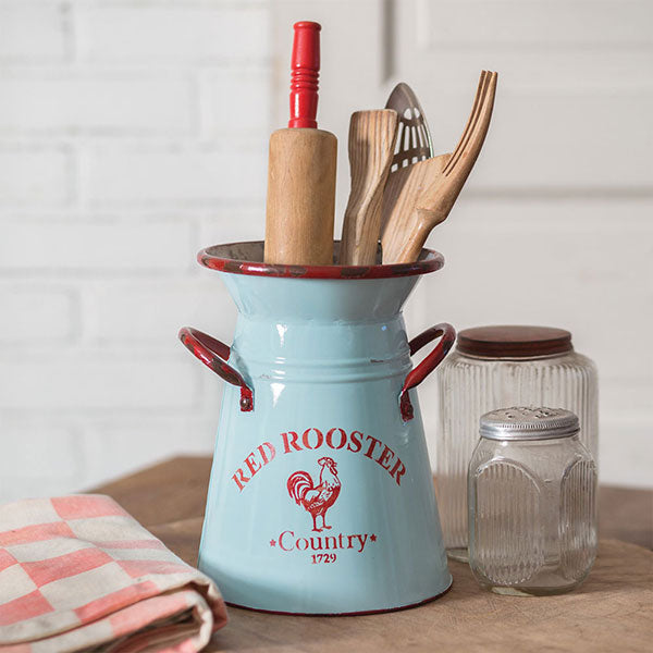 Red Rooster Kitchen Caddy Pitcher - D&J Farmhouse Collections