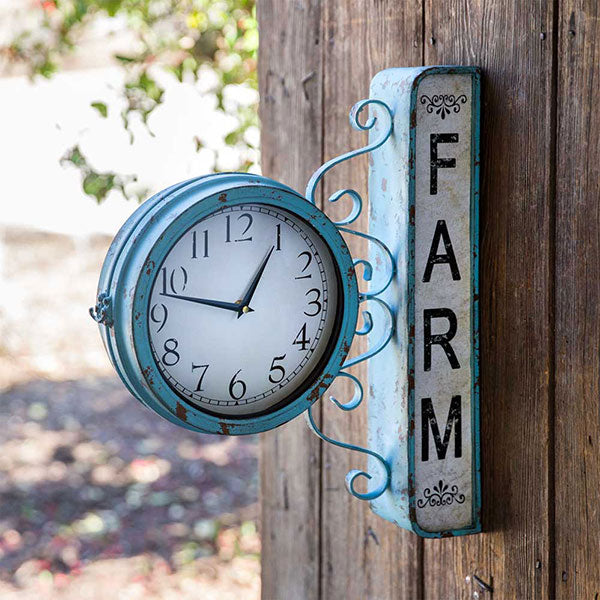 Farm Station Clock - D&J Farmhouse Collections