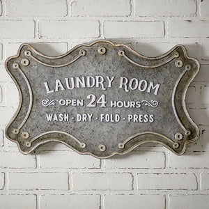 Laundry Room Metal Sign - D&J Farmhouse Collections