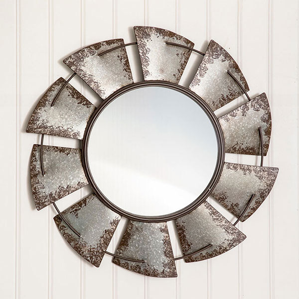 Large Windmill Wall Mirror - D&J Farmhouse Collections