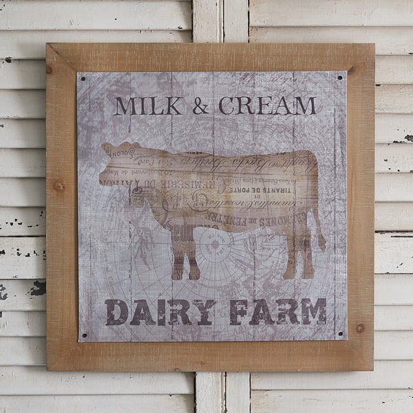 Vintage Dairy Farm Wall Art - D&J Farmhouse Collections