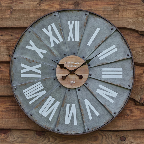 Roman Numeral Windmill Wall Clock - D&J Farmhouse Collections