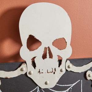 Spooky Skeleton Trick-or-Treat Wall Sign - D&J Farmhouse Collections