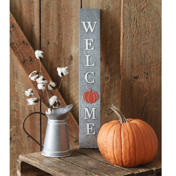 Galvanized Welcome Fall Sign - D&J Farmhouse Collections