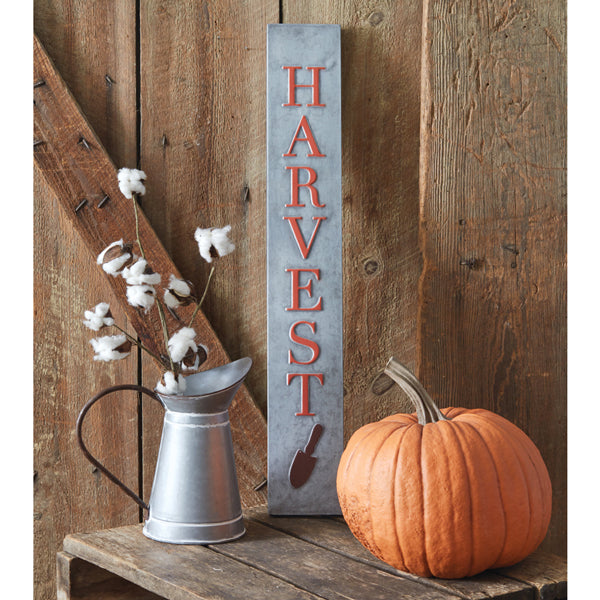 Galvanized Harvest Fall Sign - D&J Farmhouse Collections
