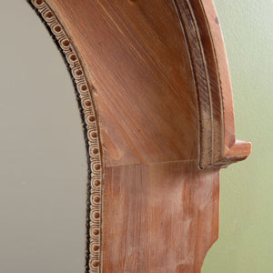 Full Length Arched Wood Mirror