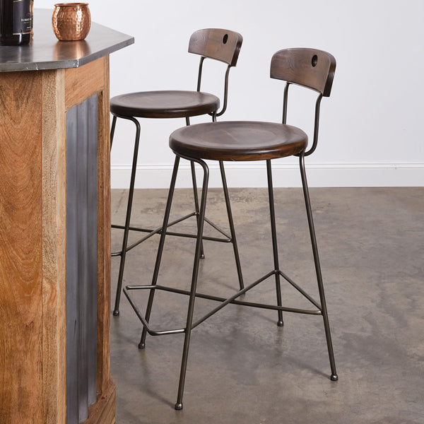 industrial Farmhouse Bar Stool