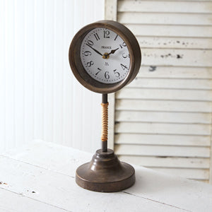 Pedestal Tabletop Clock