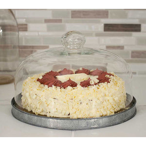 Dessert Cloche with Base - D&J Farmhouse Collections