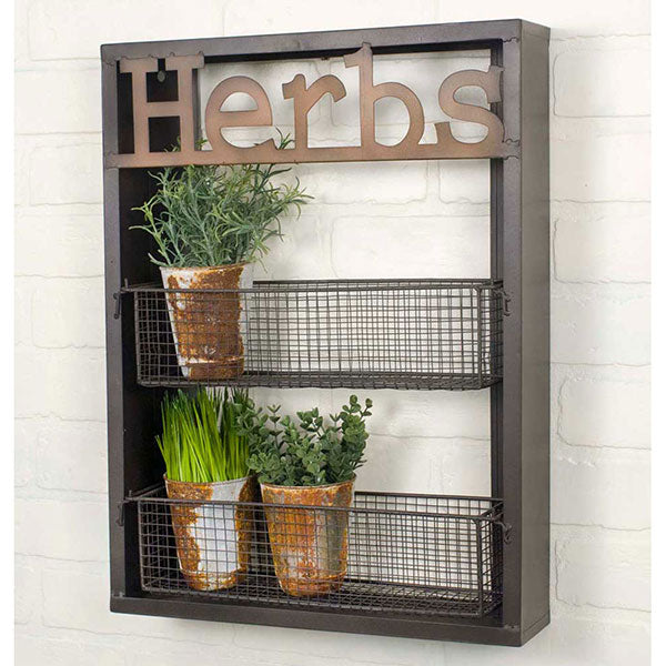 Herbs Wall Shelf - D&J Farmhouse Collections