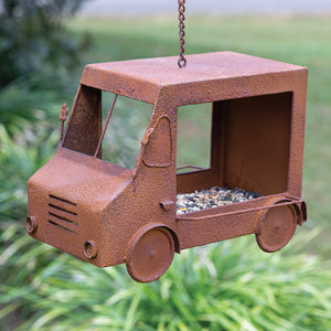 Rusty Ice Cream Truck Bird Feeder - D&J Farmhouse Collections