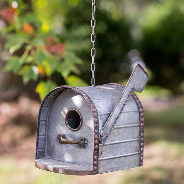 Mailbox Metal Birdhouse - D&J Farmhouse Collections