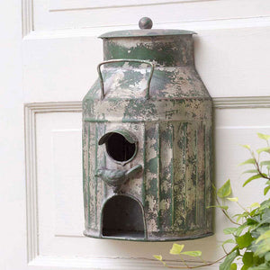 Milk Can Birdhouse - D&J Farmhouse Collections