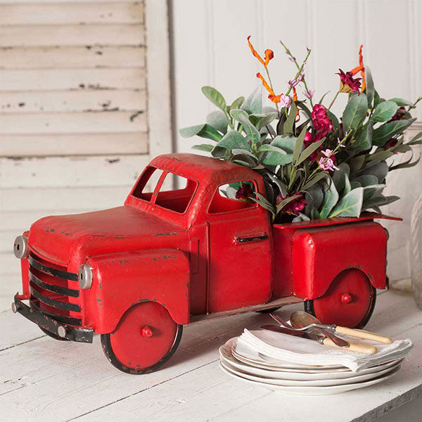 Red Truck Garden Planter - D&J Farmhouse Collections