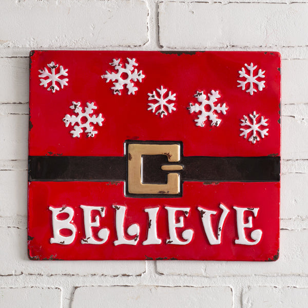 Believe Metal Wall Sign - D&J Farmhouse Collections