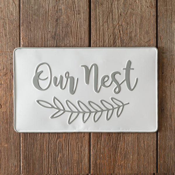 Our Nest Metal Wall Sign - D&J Farmhouse Collections