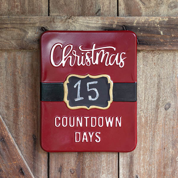 Christmas Countdown Sign with Chalkboard - D&J Farmhouse Collections