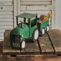 Green Tractor with Hauler - D&J Farmhouse Collections