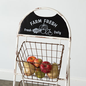Farm Fresh Three Basket Display - D&J Farmhouse Collections