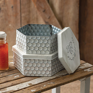 Set of Two Bee Boxes - D&J Farmhouse Collections