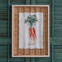 Framed Carrot Basket Art - D&J Farmhouse Collections