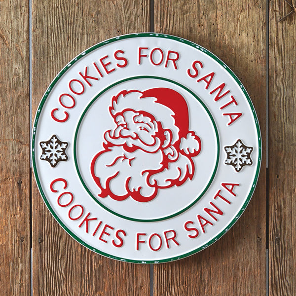 Cookies for Santa Wall Sign