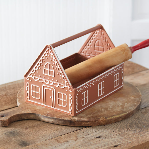 Gingerbread House Toolbox Caddy