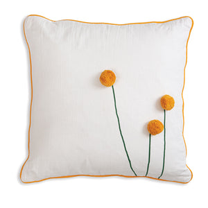 Sun Ball Flower Cotton Throw Pillow - D&J Farmhouse Collections