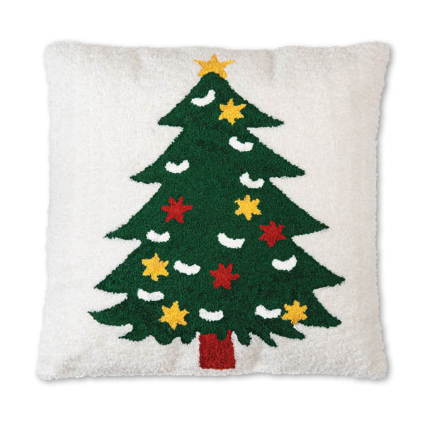 Christmas Tree Hooked Cotton Pillow - D&J Farmhouse Collections