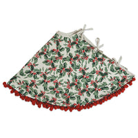 Holly and Berries Christmas Tree Skirt - D&J Farmhouse Collections