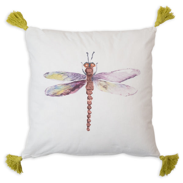 Dragonfly Tassel Throw Pillow - D&J Farmhouse Collections