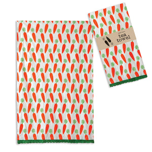 Carrots Tea Towel - Box of 4 - D&J Farmhouse Collections