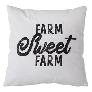 Double Sided Farm Sweet Farm Pillow