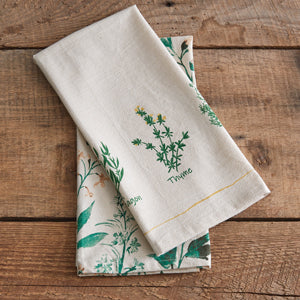 Set of Two Herbs Tea Towels