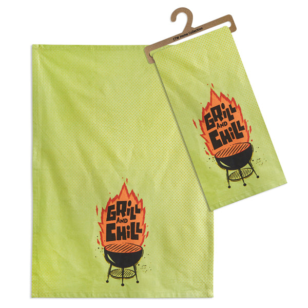 Grill and Chill Tea Towel - Box of 4