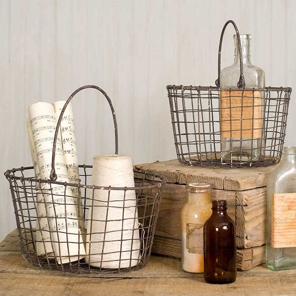 Set of Two Nesting Baskets - D&J Farmhouse Collections