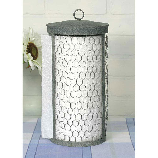 Chicken Wire Paper Towel Holder - D&J Farmhouse Collections