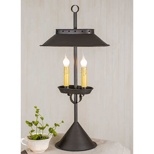 Large Double Candle Desk Lamp - D&J Farmhouse Collections