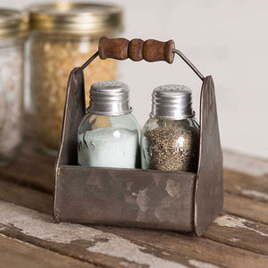 Tiny Toolbox Salt and Pepper Caddy - Box of 2 - D&J Farmhouse Collections