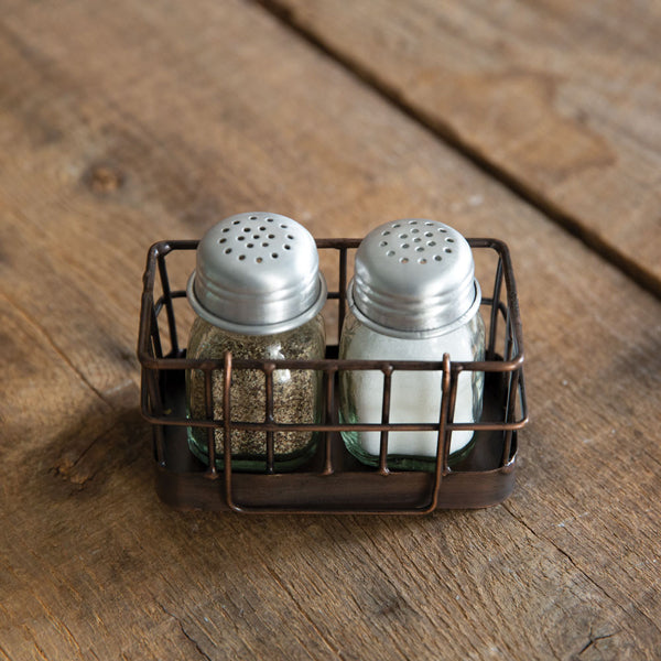 Mini Salt and Pepper Wire Caddy - D&J Farmhouse Collections